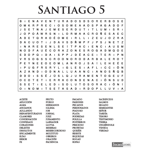 Sopa de Letras - Santiago Cápitulo 5